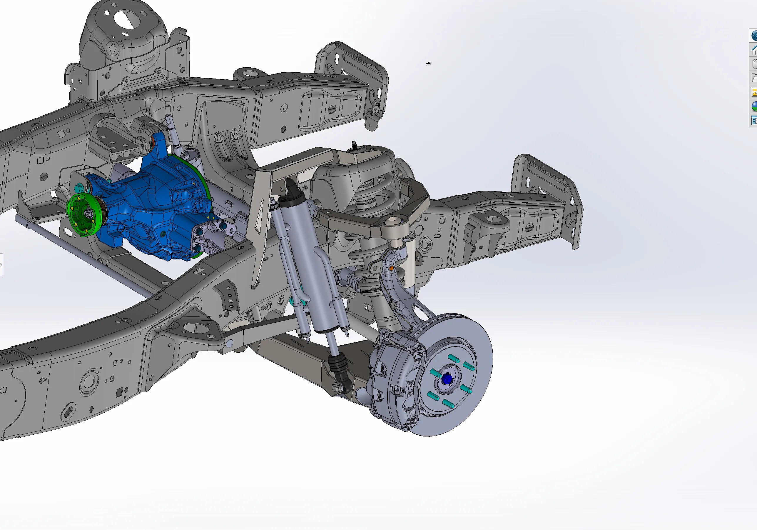 (2017-2020 Raptor & 2015  F-150) Mid-Travel Front Suspension Kit with Billet Upper Arm - Gen 2