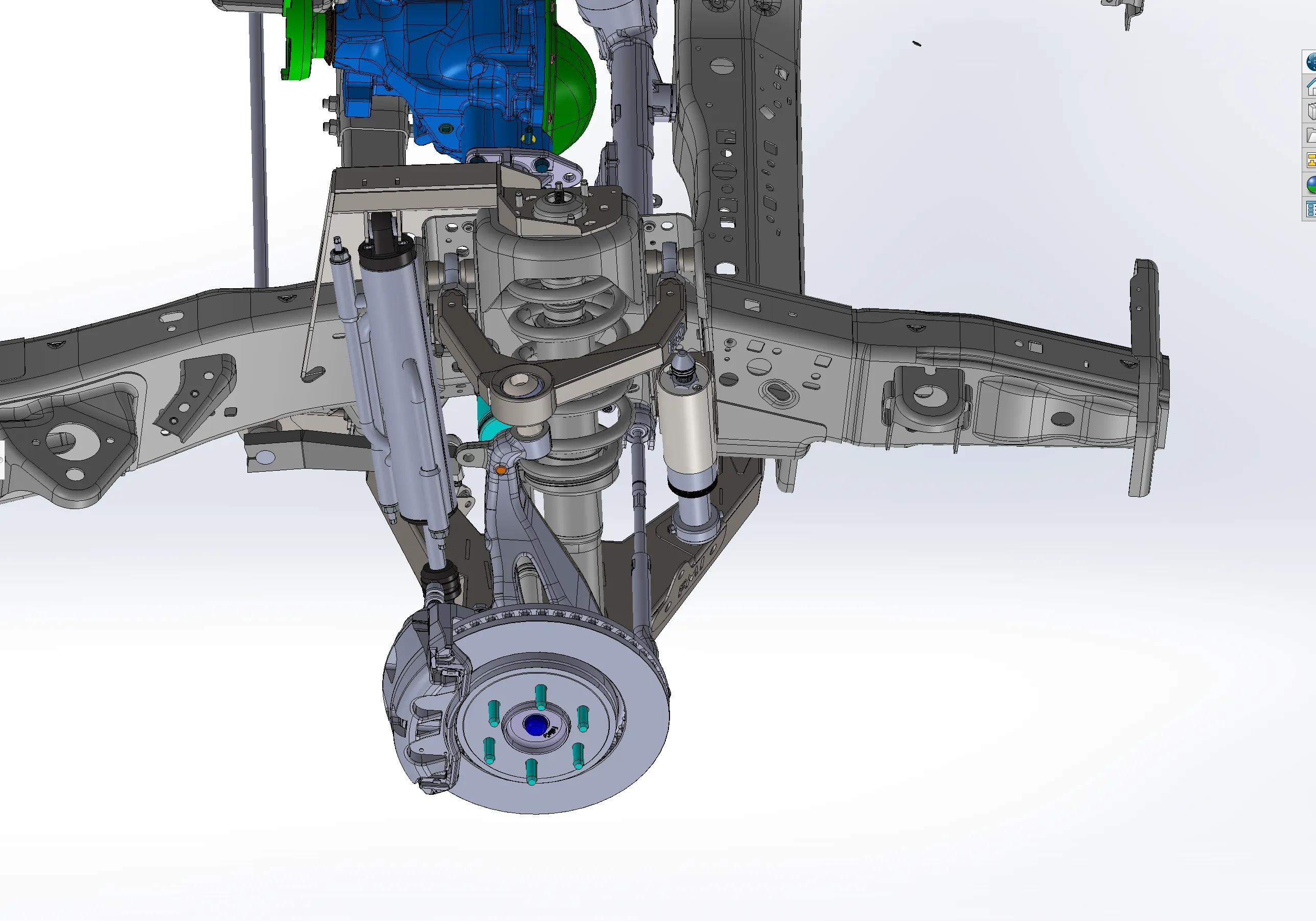 (2017-2020 Raptor & 2015  F-150) Mid-Travel Front Suspension Kit with Billet Upper Arm - Gen 2