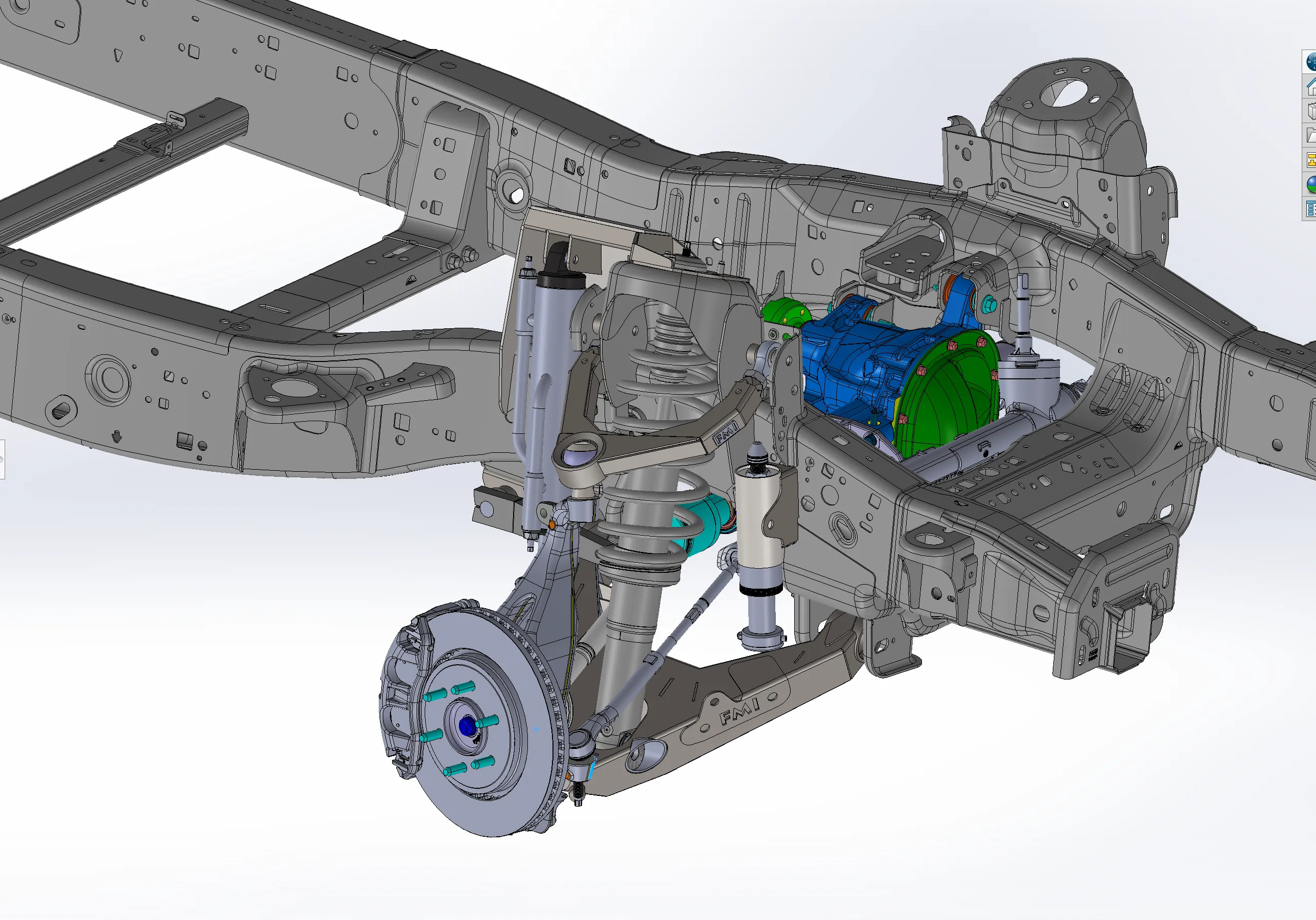 (2017-2020 Raptor & 2015  F-150) Mid-Travel Front Suspension Kit with Billet Upper Arm - Gen 2