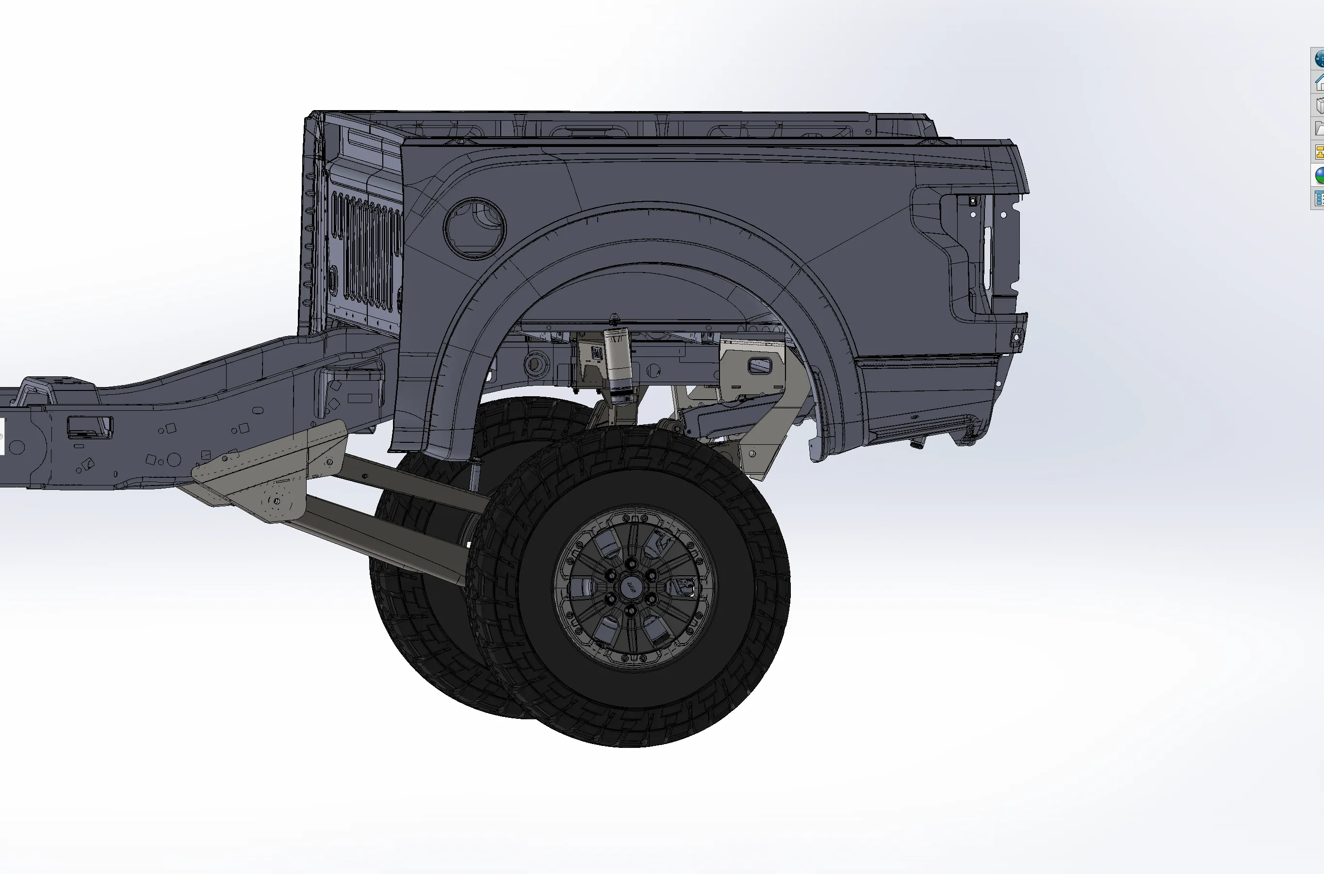 2021-2024 Raptor Long Travel Rear Suspension Kit for Gen 3 Raptors with 19 inches of travel
