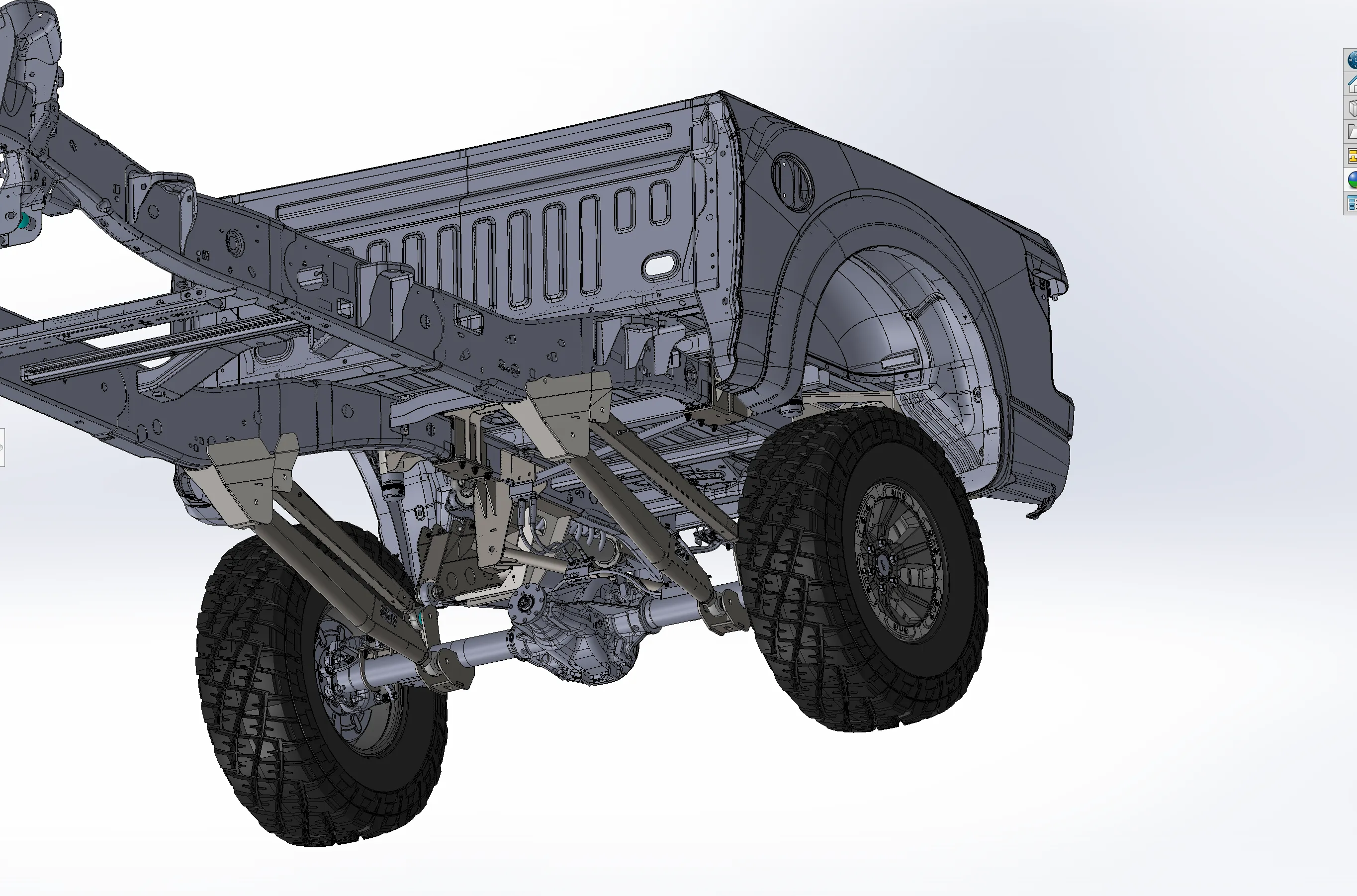 2021-2024 Raptor Long Travel Rear Suspension Kit for Gen 3 Raptors with 19 inches of travel