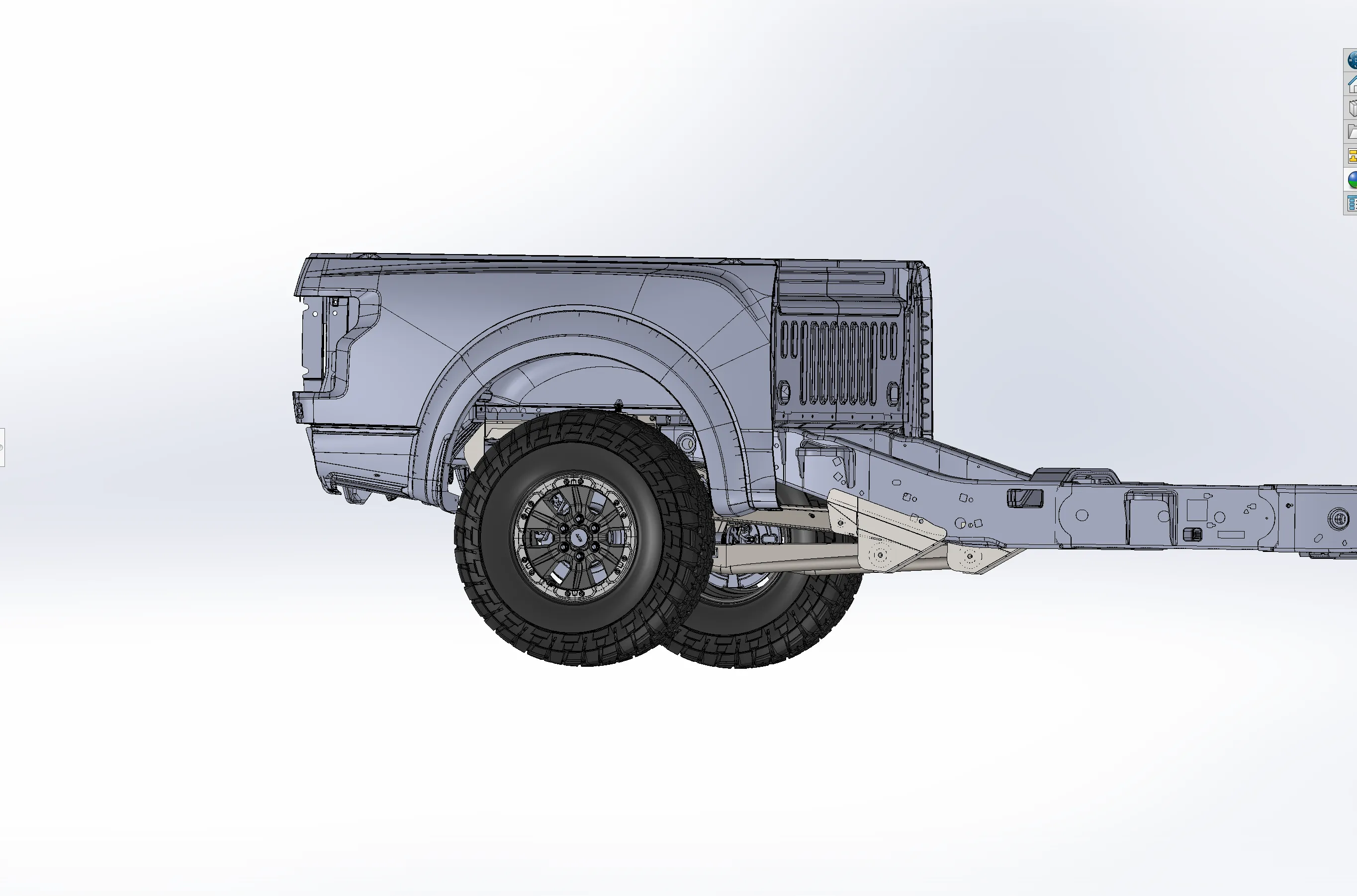2021-2024 Raptor Long Travel Rear Suspension Kit for Gen 3 Raptors with 19 inches of travel
