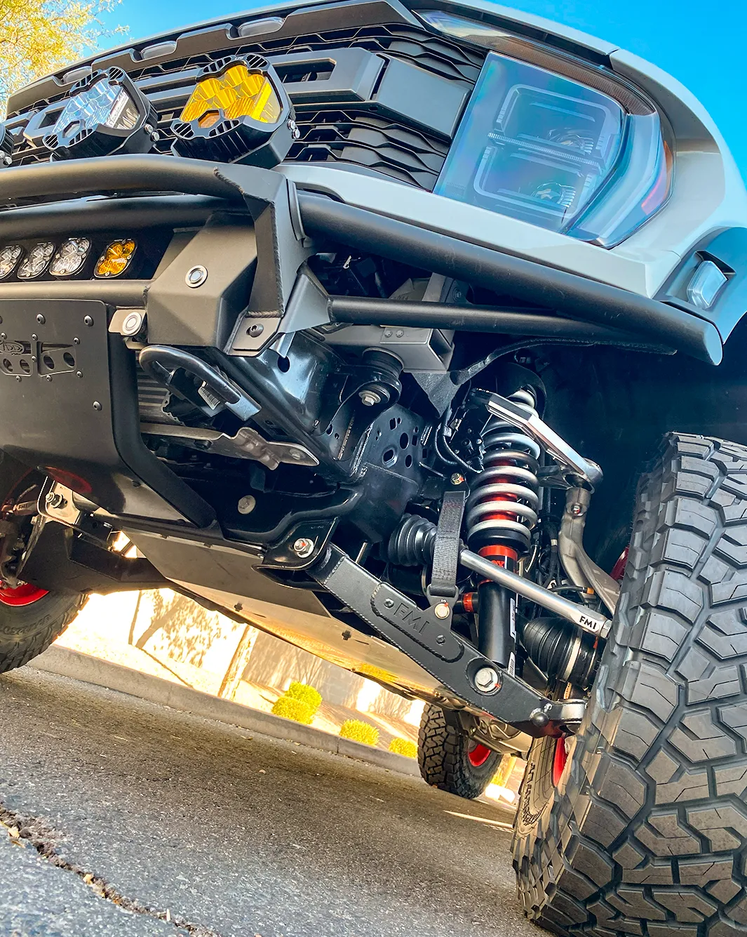 2021-2024 Raptor Mid Travel Front Suspension Kit with Fabricated Upper Arm - Gen 3