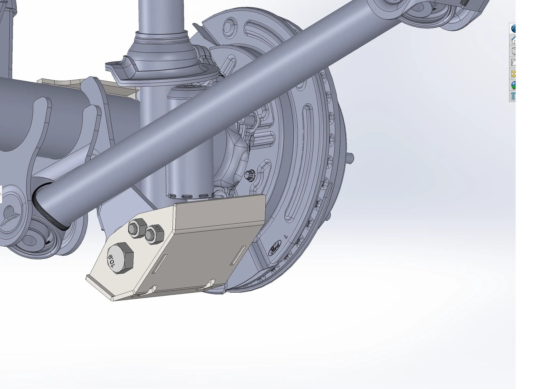2021  Bronco Rear shock skid kit for Squatch and Base Shock