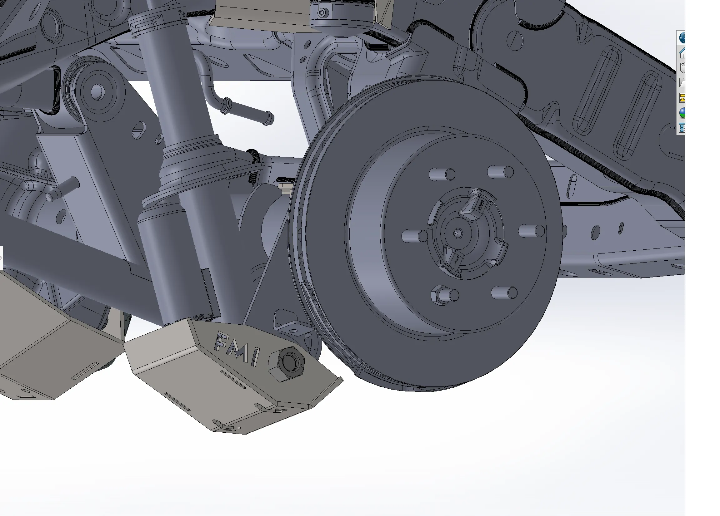 2021  Bronco Rear shock skid kit for Squatch and Base Shock