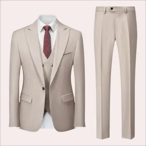 3-piece tailored suit - refined men’s business outfit