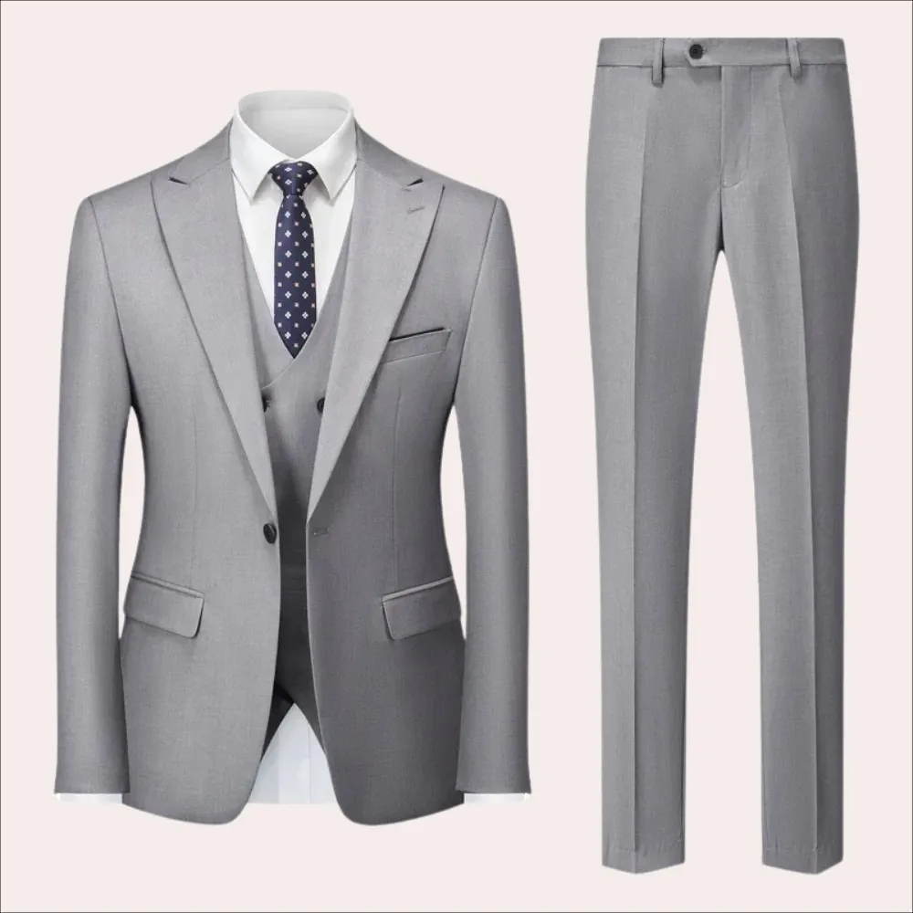 3-piece tailored suit - refined men’s business outfit
