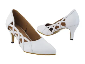 5501LEDSS White Leaher