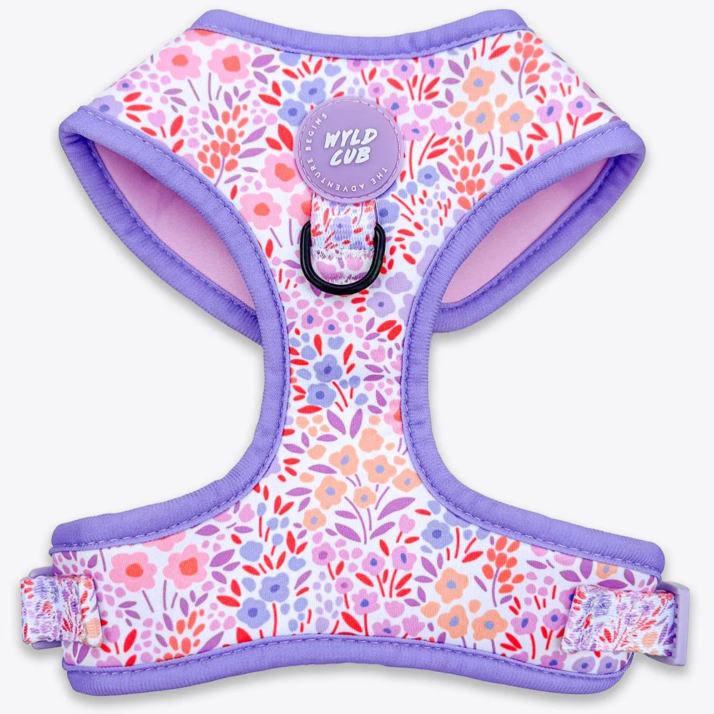 Adjustable Dog Harness: Notting Hill Lilac