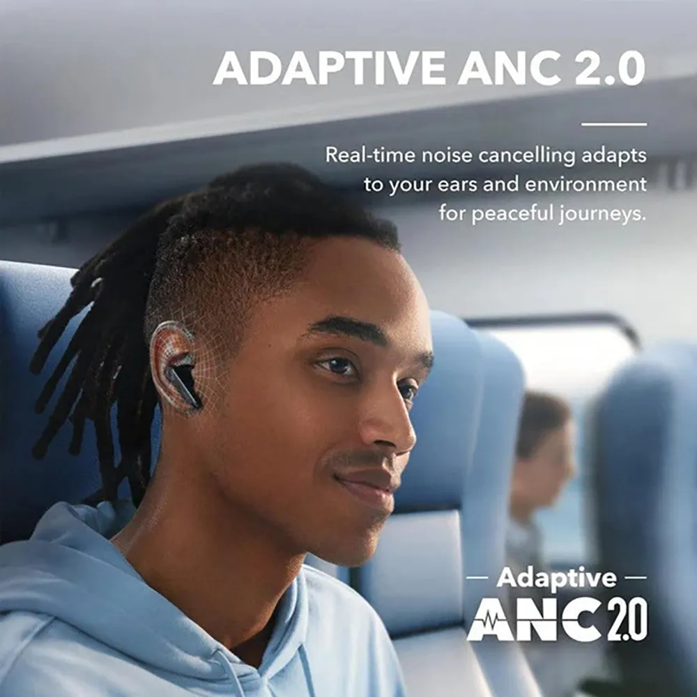 Anker Smart Noise Cancelling Wireless In-Ear Bluetooth Earbuds - Black