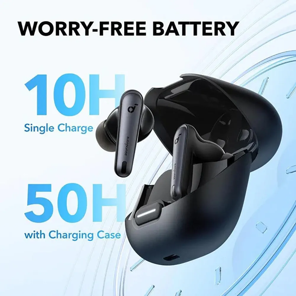 Anker Smart Noise Cancelling Wireless In-Ear Bluetooth Earbuds - Black