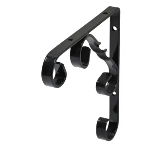 B Org Ornamental Bracket 15x15cm Black
