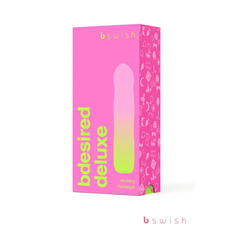 B Swish Bdesired Deluxe Vibrator - Rose