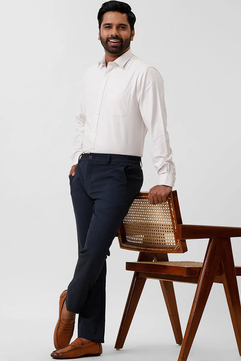 Berlin Stripes - Yellow Casual Shirts For Men | Ariser