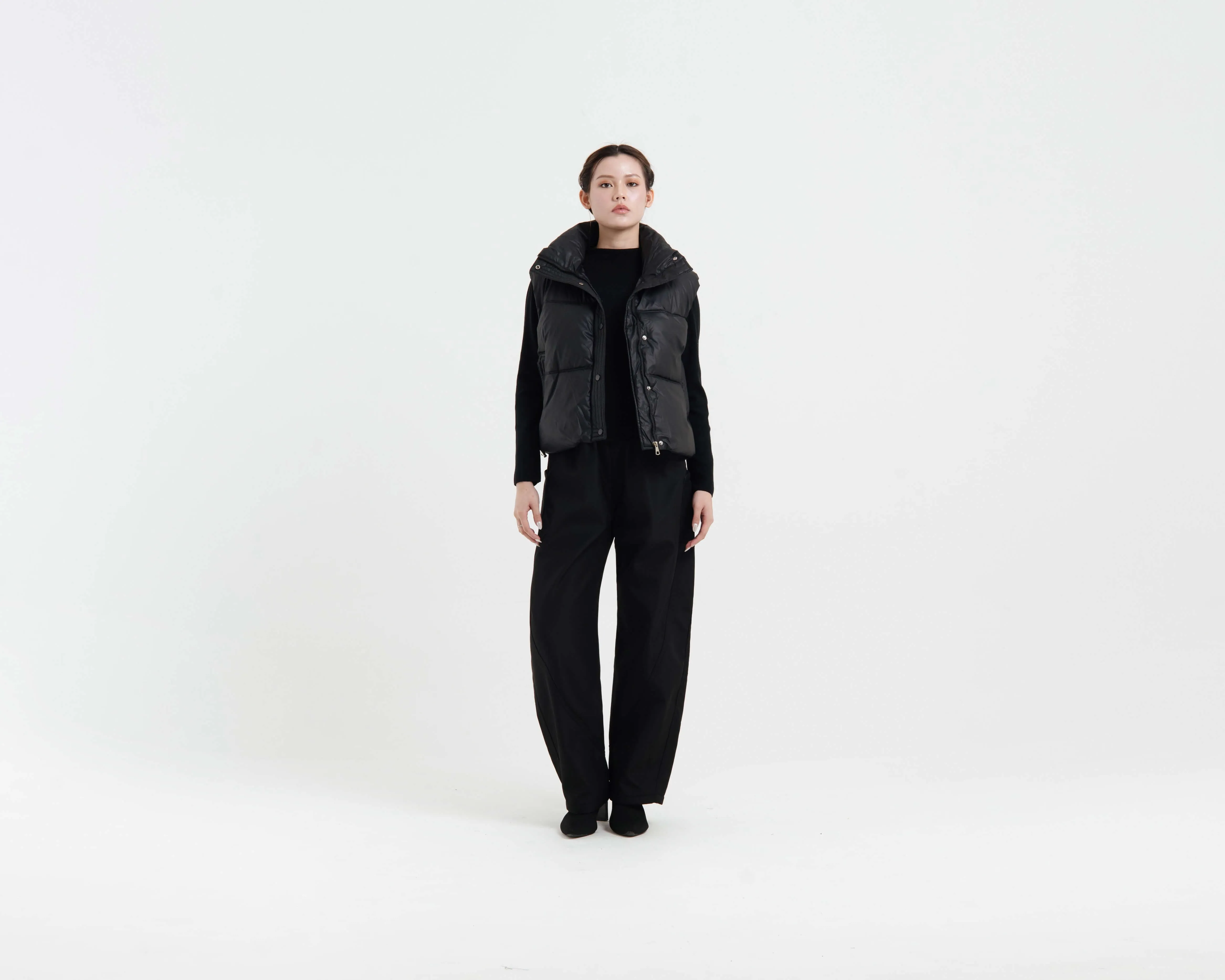 Black Pocket Waterproof Snow Pants