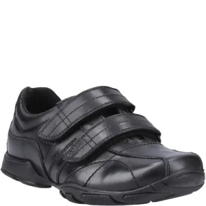 Black Vance Junior School Shoes