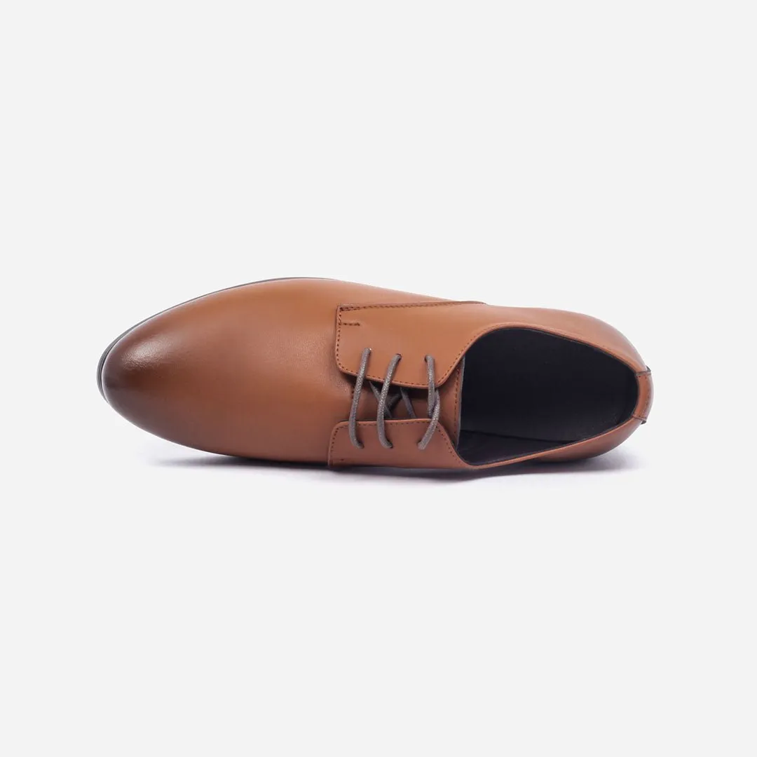 Caliber Shoes Coffee/R Lace Up Formal Shoes for Men (A 418 C)