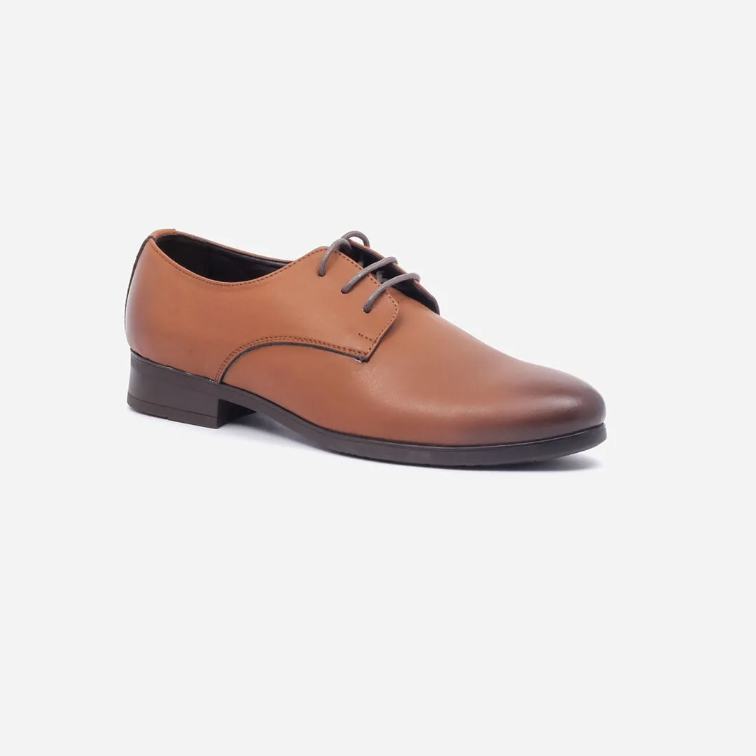 Caliber Shoes Coffee/R Lace Up Formal Shoes for Men (A 418 C)