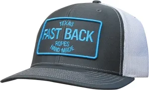 Cap #03RCW - Charcoal / White / Turq. Embroidery
