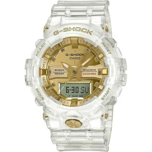 CASIO G-SHOCK GLACIER GOLD CLEAR ANALOG DIGITAL MEN WATCH GA-835E-7AJR