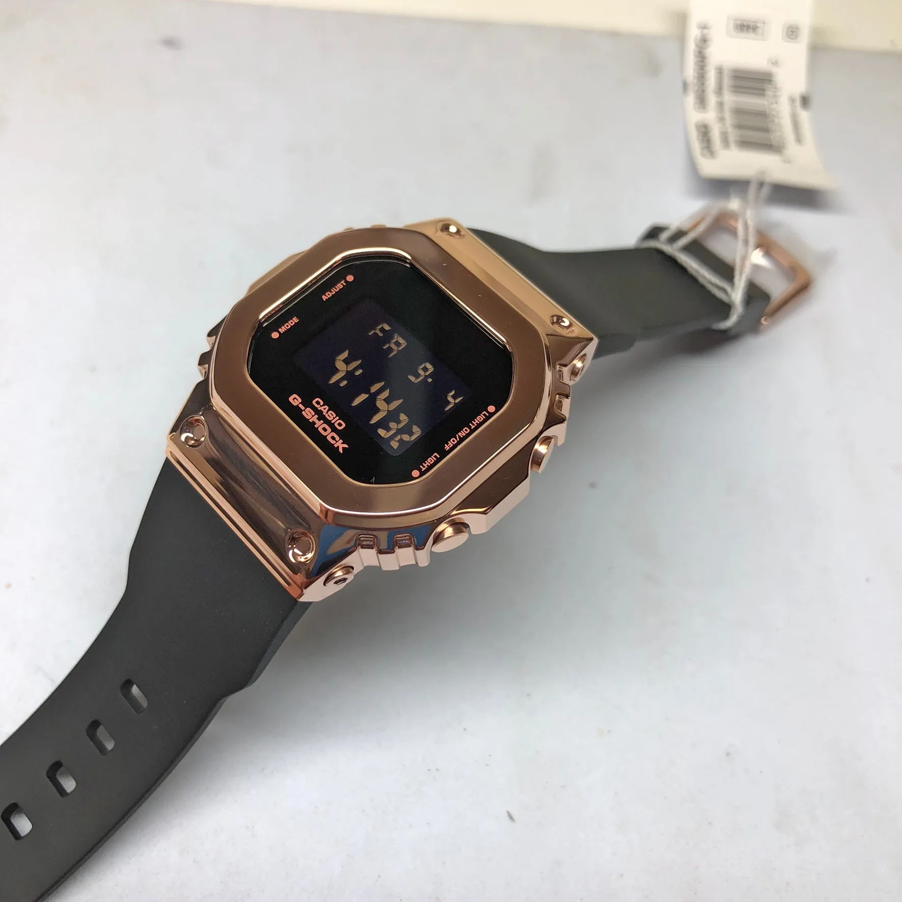 Casio G-Shock GMS Rose Gold Stainless Steel Womens Watch GMS5600PG-1