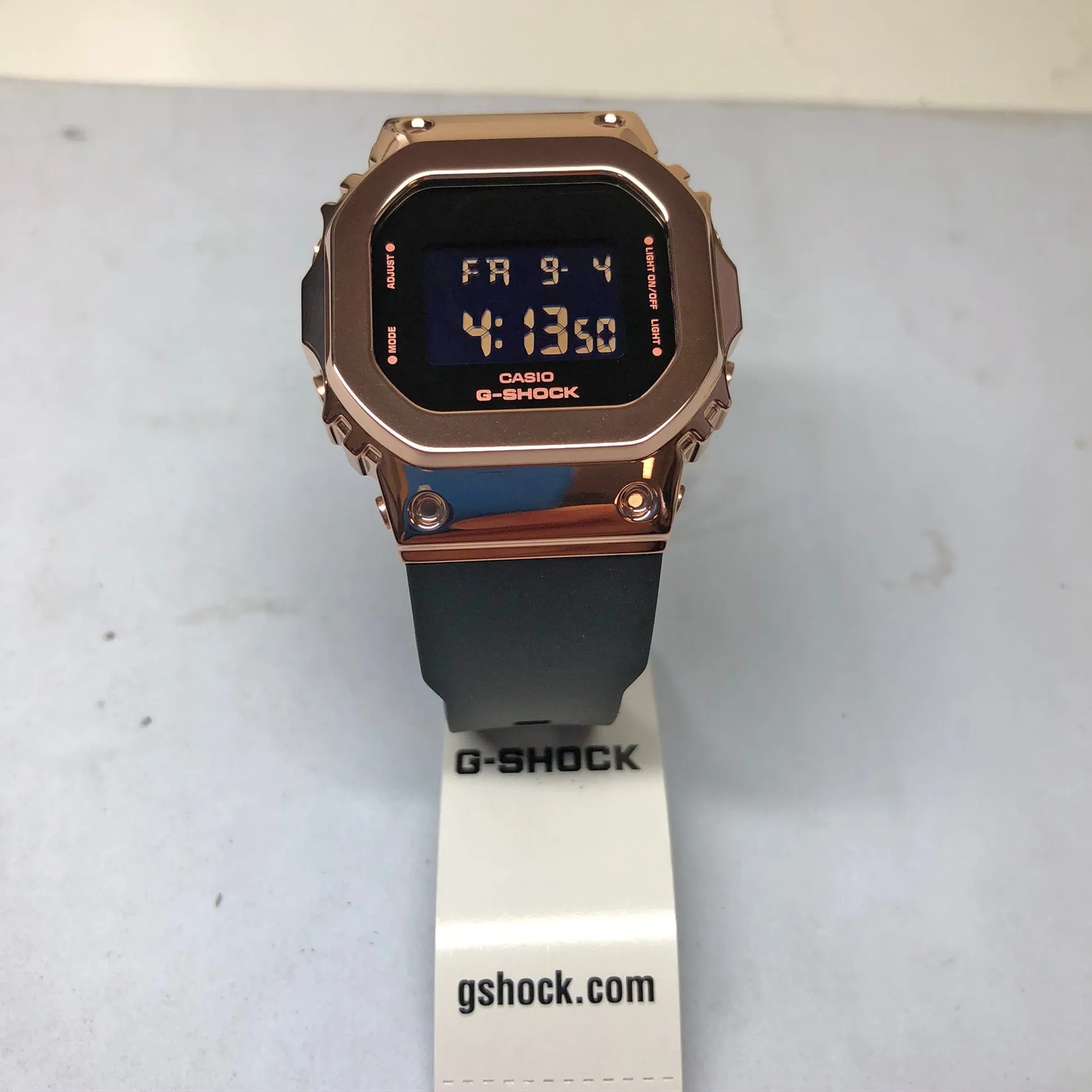 Casio G-Shock GMS Rose Gold Stainless Steel Womens Watch GMS5600PG-1