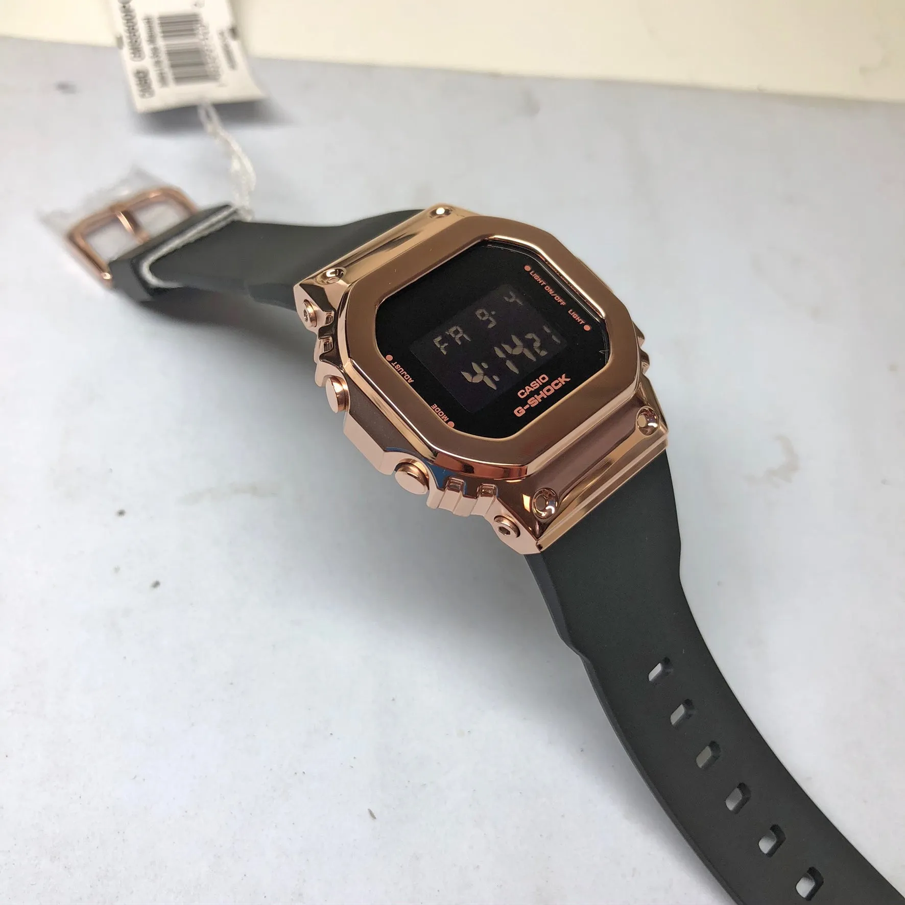 Casio G-Shock GMS Rose Gold Stainless Steel Womens Watch GMS5600PG-1