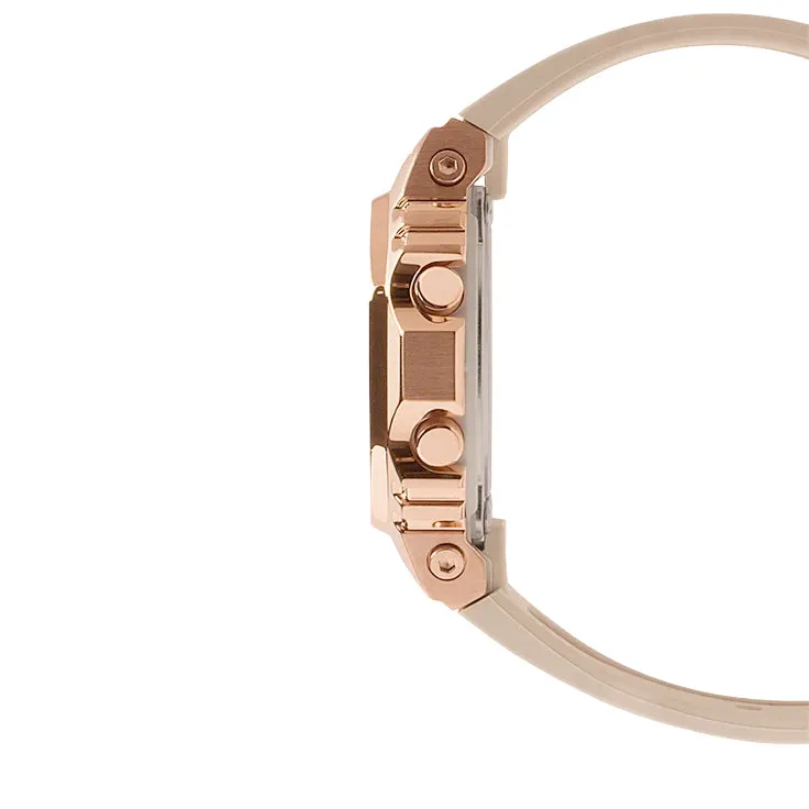 Casio G-Shock GMS Rose Gold Stainless Steel Womens Watch GMS5600PG-4