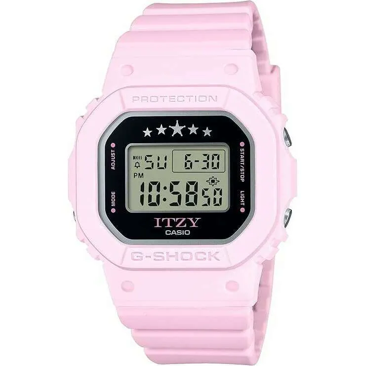 CASIO G-SHOCK ITZY COLLABORATION MODEL DIGITAL LIGHT PINK LADIES WATCH GMD-S5610IT-4BJR