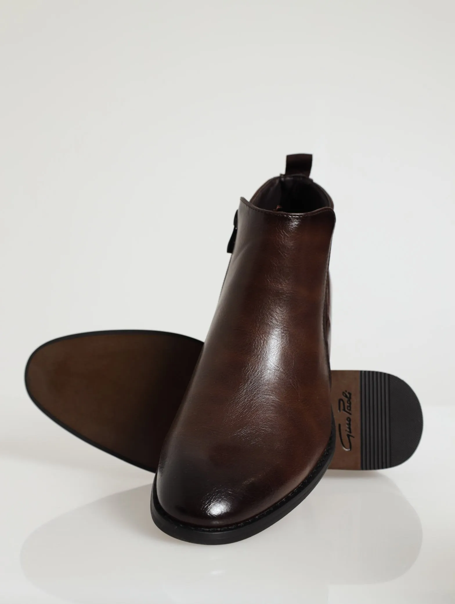 Chelsea Boot With Gusset - Brown