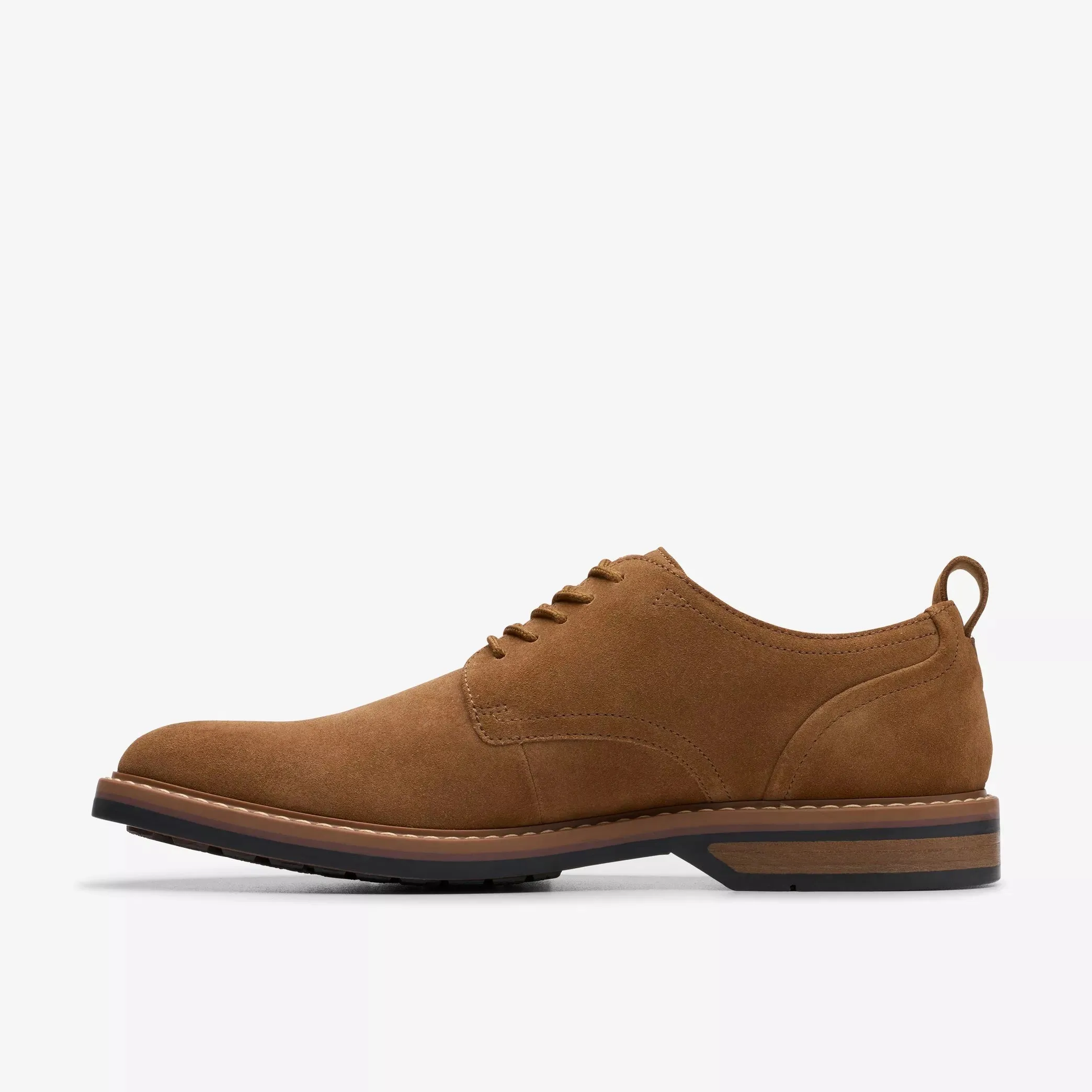 Clarks Men's Aldwin Lace Cola Suede 26178426