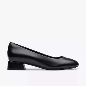 Clarks Women's Daiss30 Step Black Leather 26181309