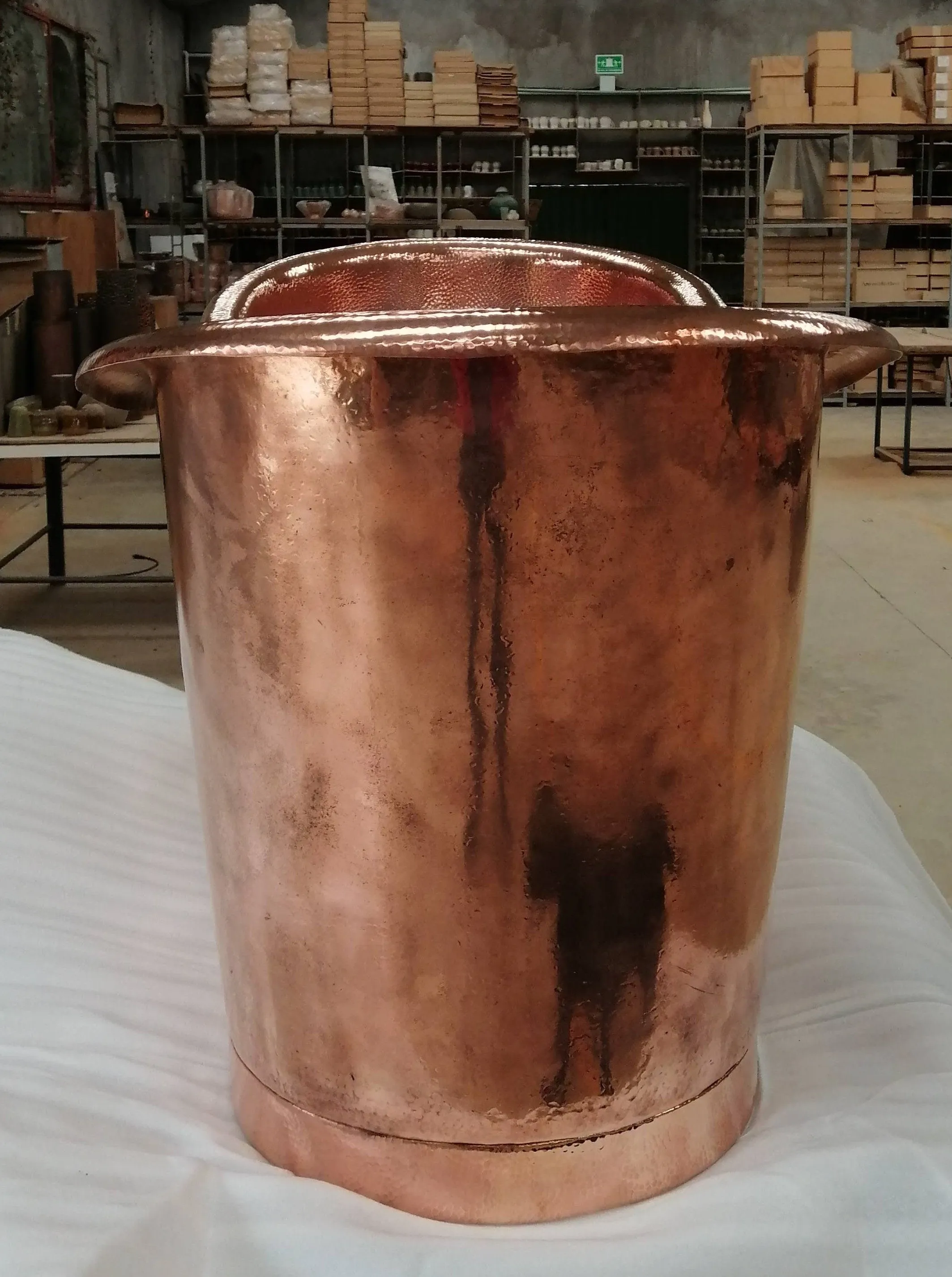 Copper Freestanding Bathtub REGINA