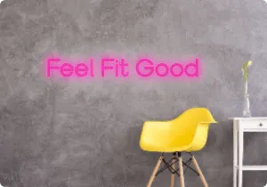 Custom text: Feel Fit Good