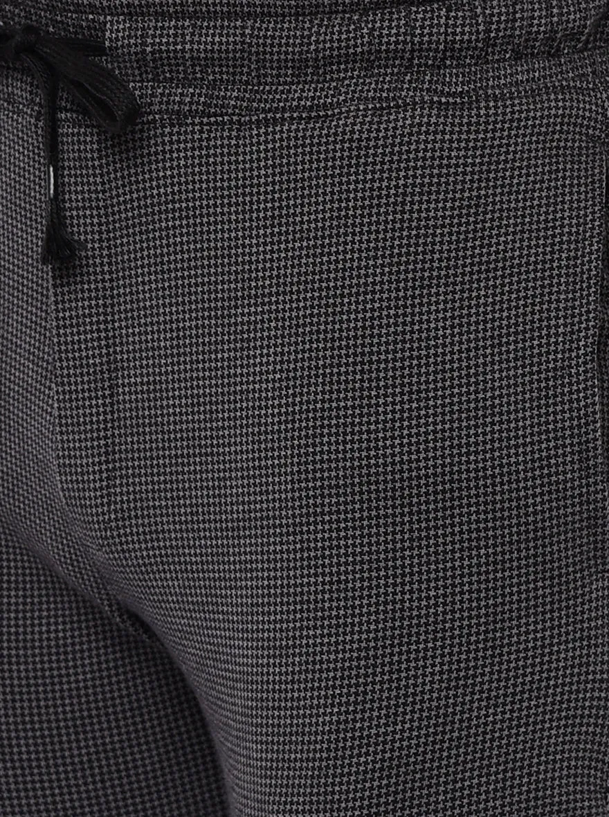 Dark Grey Solid Regular Fit Track Pant | JadeBlue