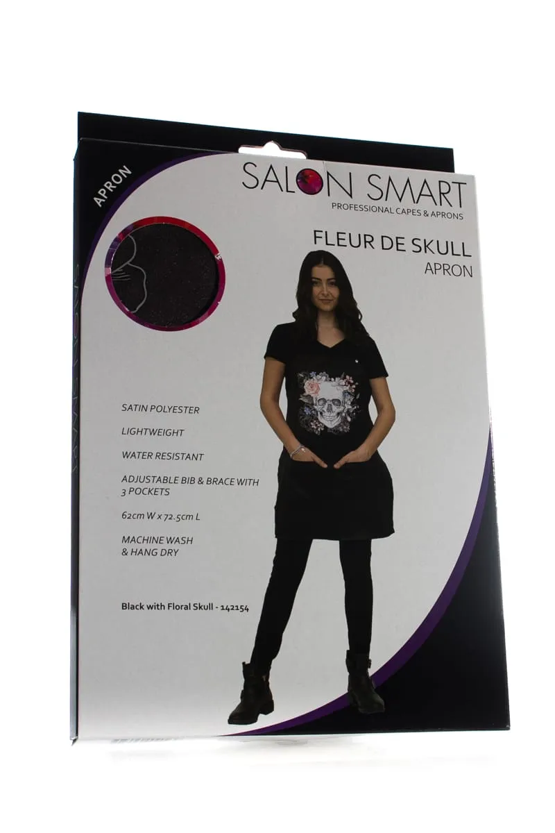 DATELINE PROFESSIONAL FLEUR DE SKULL APRON