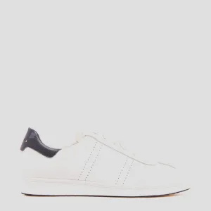 DREW - WHITE/NAVY LEATHER