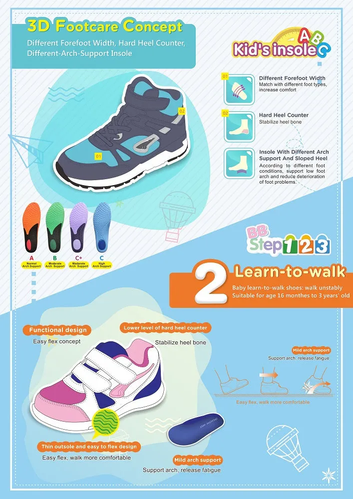 DR.KONG KIDS SNEAKERS DK-1B16A1037BM(RP : $119)