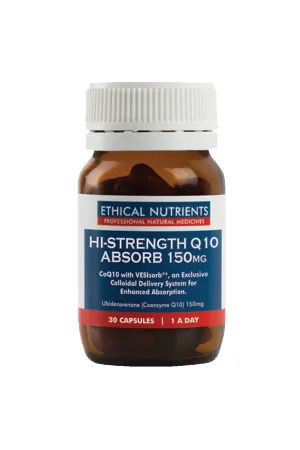 ETHICAL NUTRIENTS Hi-Strength Q10 Absorb 150mg 30caps