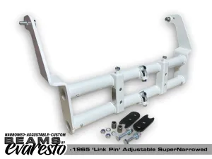 Eva T1 Beetle/Ghia 6" Super Narrowed -'66 Link Pin Adjustable Front Beam / Axle
