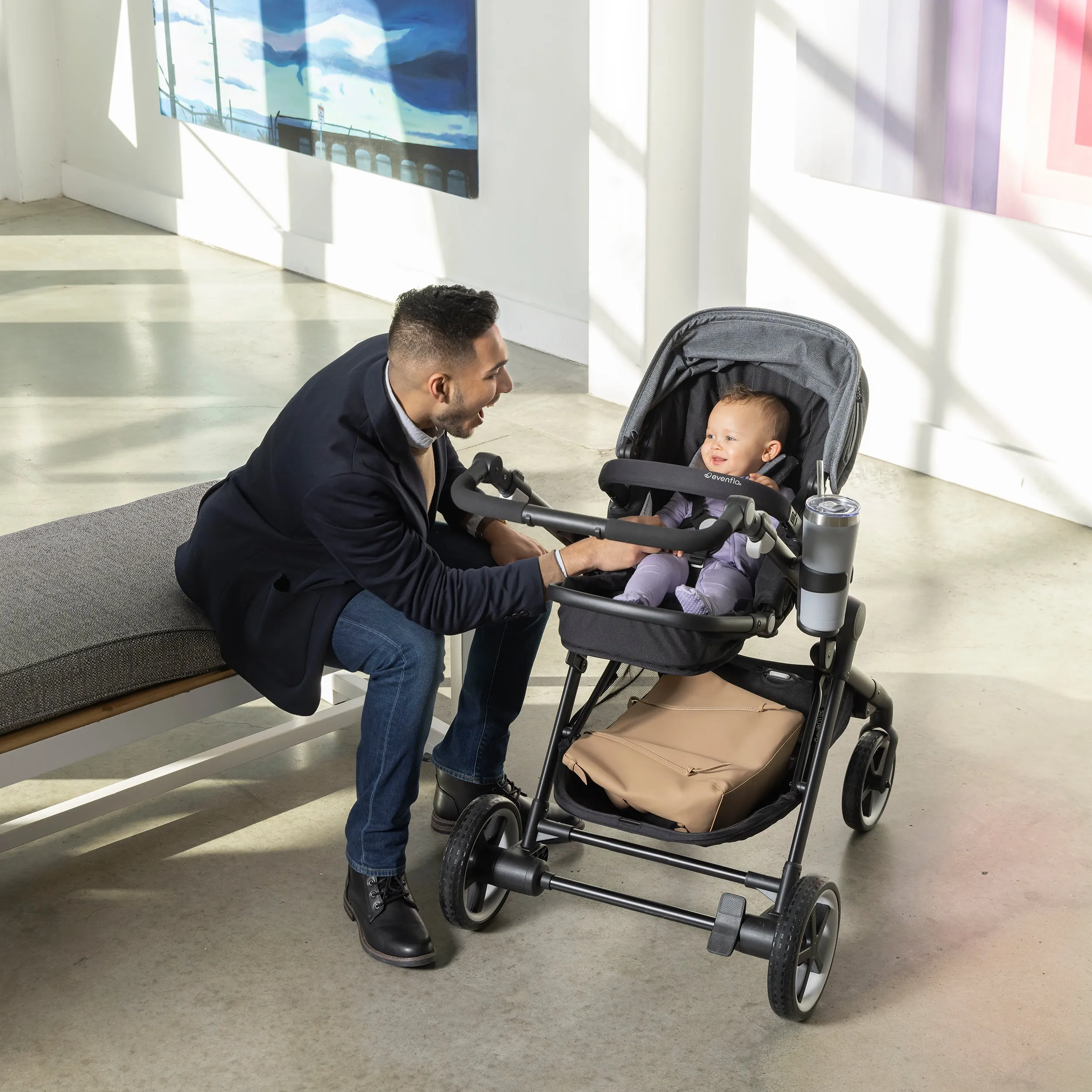 Evenflo Gold SensorSafe Pivot Xpand Travel System