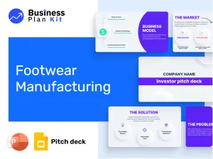 Footwear Manufacturing Pitch Deck Example