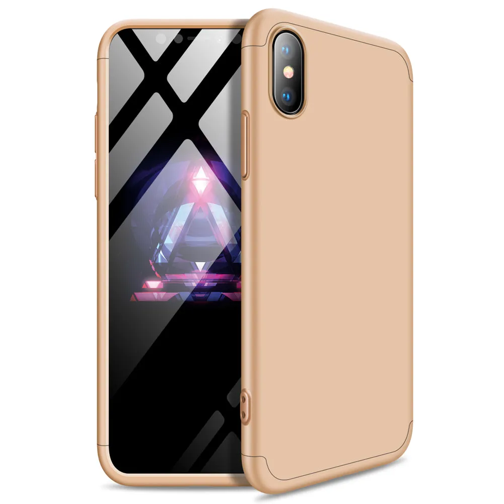 For Redmi 7A Ultra Slim PC Back Cover Non-slip Shockproof 360 Degree Full Protective Case Blue black blue