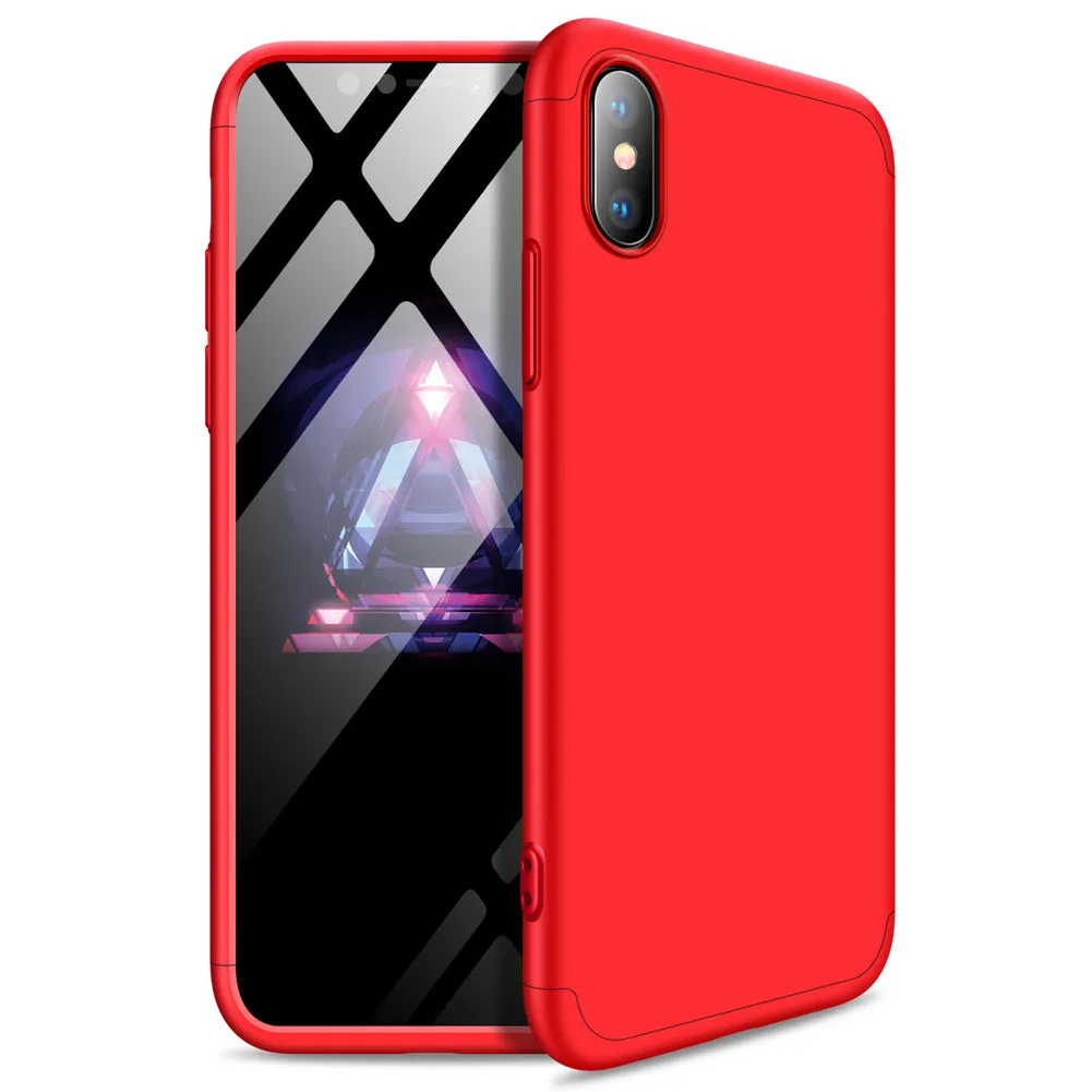 For Redmi 7A Ultra Slim PC Back Cover Non-slip Shockproof 360 Degree Full Protective Case Blue black blue