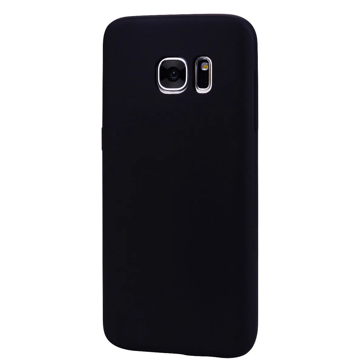 for Samsung S7 edge Cute Candy Color Matte TPU Anti-scratch Non-slip Protective Cover Back Case dark pink
