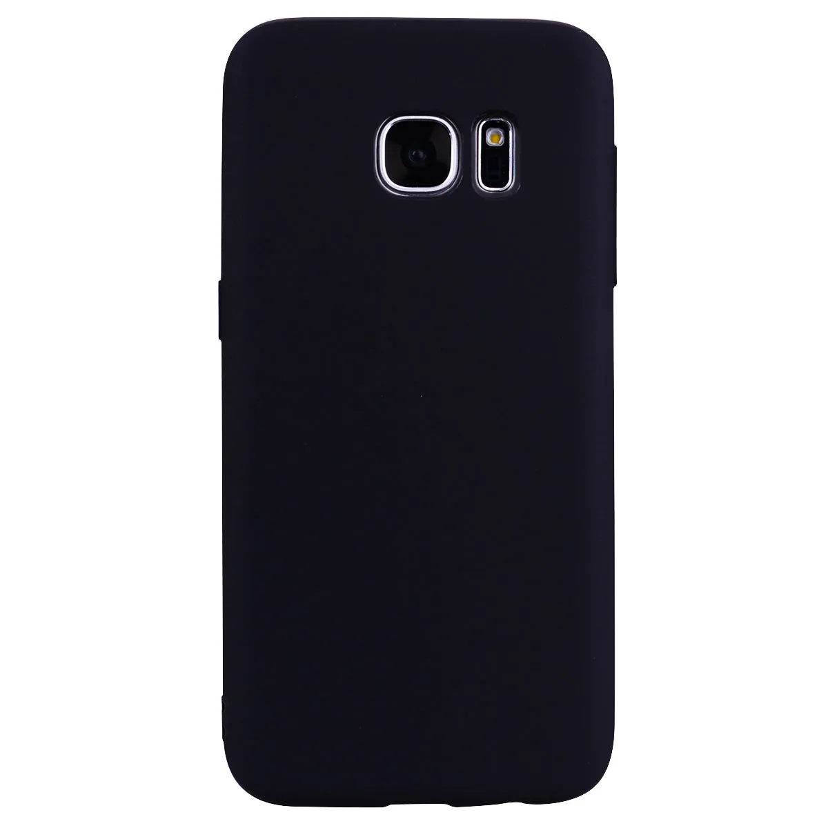 for Samsung S7 edge Cute Candy Color Matte TPU Anti-scratch Non-slip Protective Cover Back Case dark pink