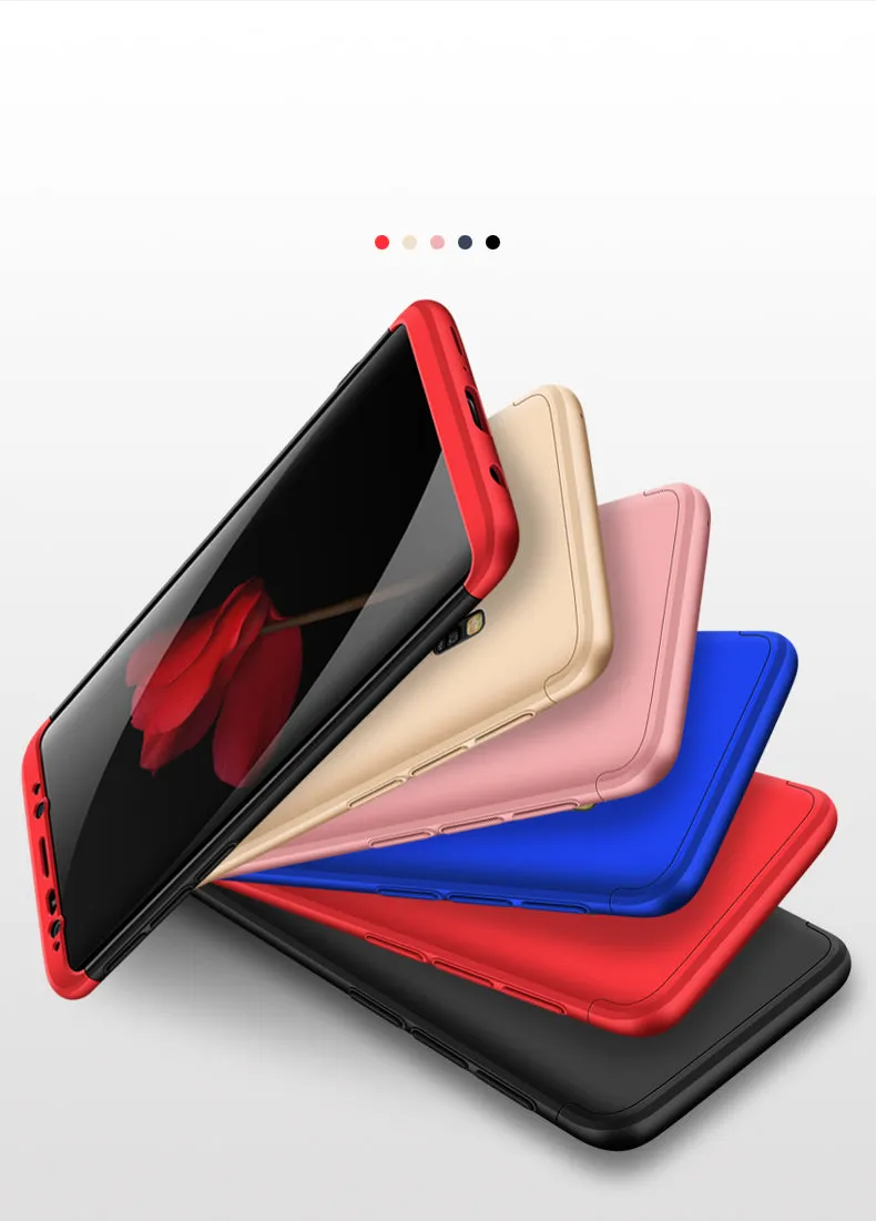 For Samsung S9 3 in 1 360 Degree Non-slip Shockproof Full Protective Case black