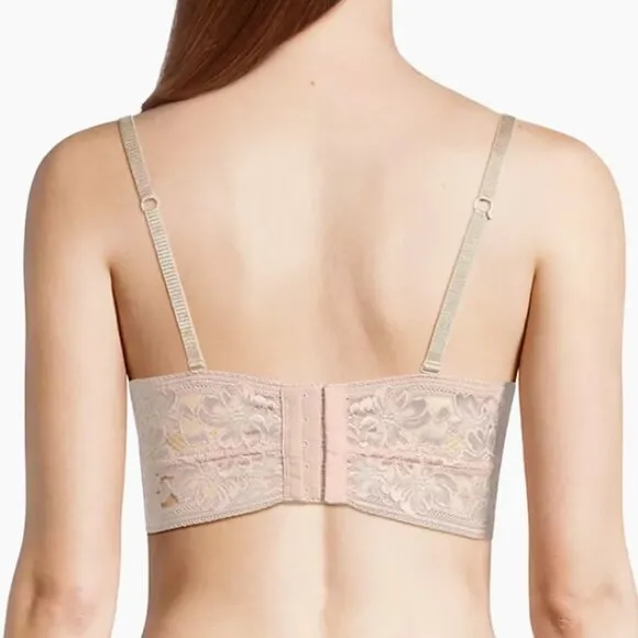 Free People Intimately Sorento Demi Longline Bra Panty Set in Sweet Nothing