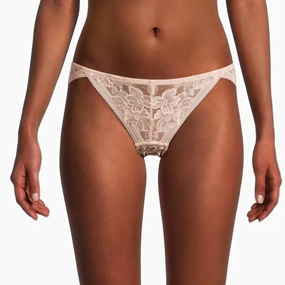 Free People Intimately Sorento Demi Longline Bra Panty Set in Sweet Nothing