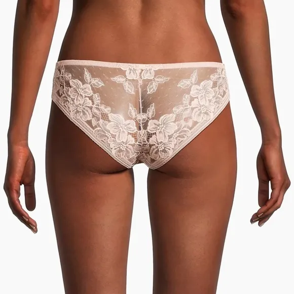 Free People Intimately Sorento Demi Longline Bra Panty Set in Sweet Nothing
